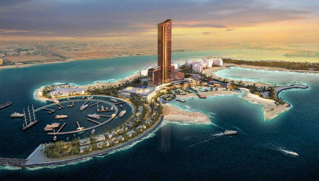 The name and initial images of Wynn's multi-billion dollar casino-resort in the UAE are revealed