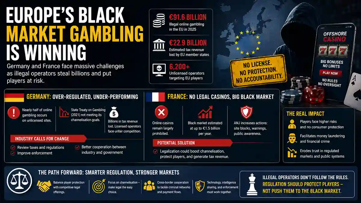 Why Illegal Online Casinos Keep Winning in Germany and France